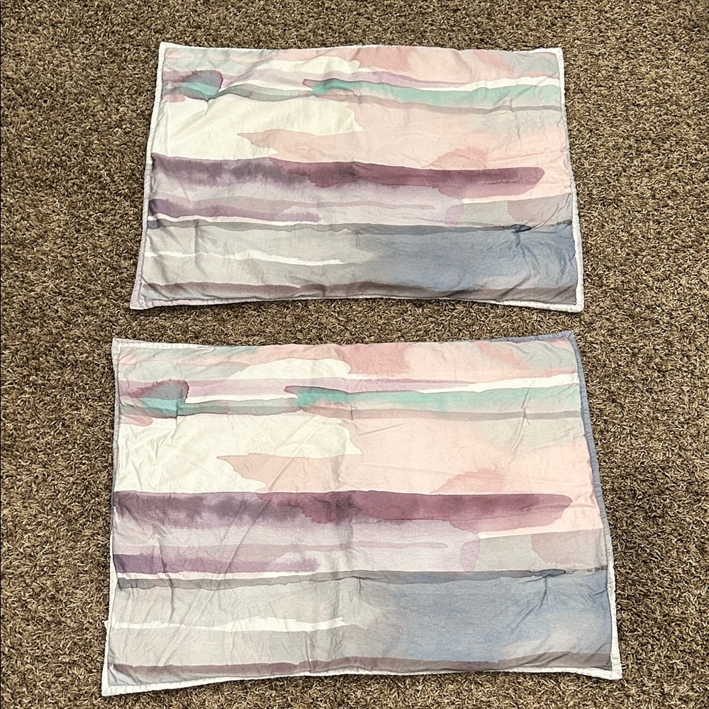 Pottery Barn x West Elm standard size pillow shams